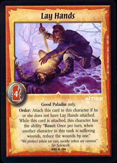 Lay Hands - Foil